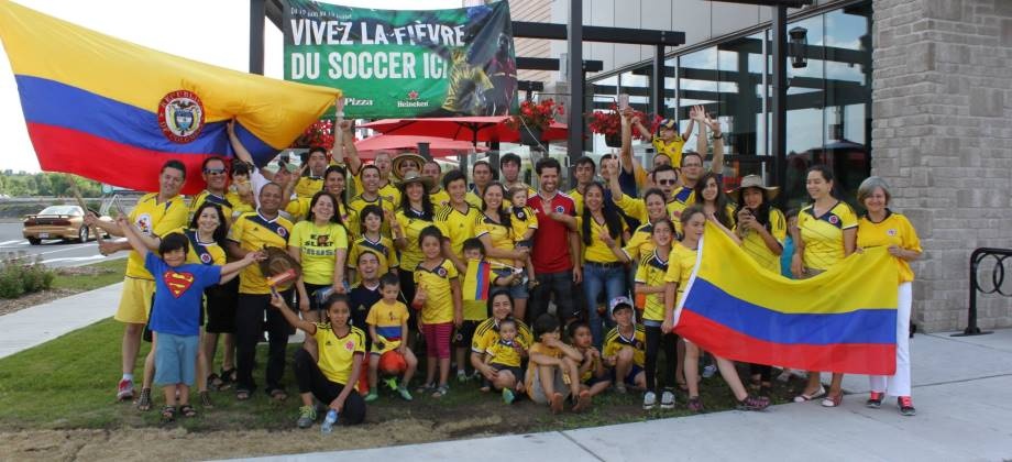 Colombianos en Ottawa y Gatineau celebran victoria de Colombia en el Mundial