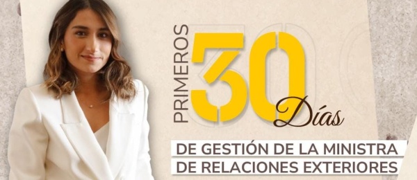 Se cumple el primer mes de gestión de Laura Sarabia como Canciller de Colombia